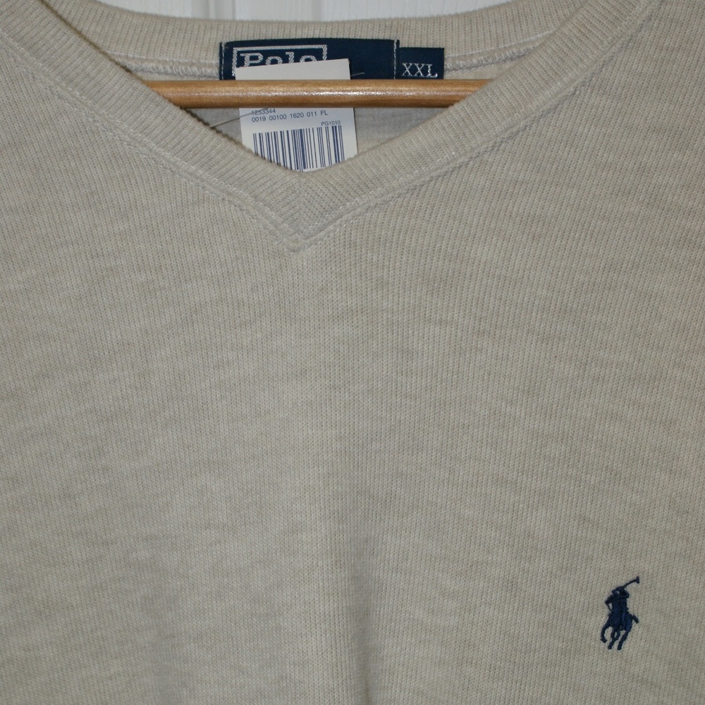 Polo by Ralph Lauren V-Neck Sweater XXL - Picture 2 of 2